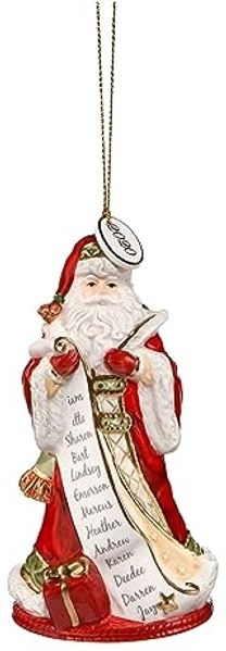 Goebel Figur Jahresglocke Santa 2020, Fitz & Floyd, Weihnachten, Steingut, Bunt, 51001321