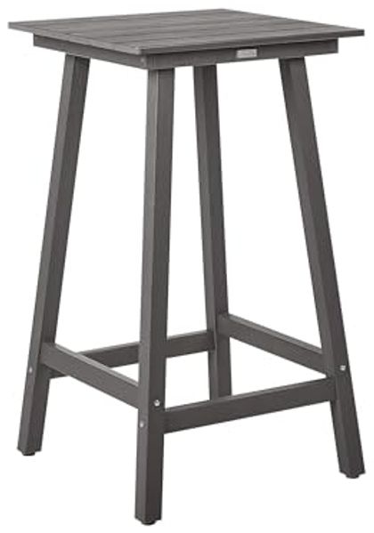 Garten Bartisch ADIRONDACK 60 cm 59 cm Kunststoff Dunkelgrau