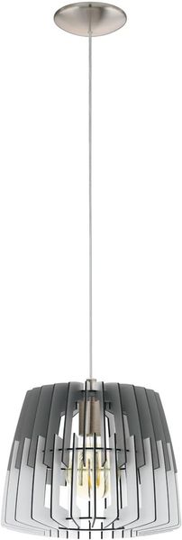 Eglo 32824 Hängeleuchte Lamellenlampe ARTANA Ø 30cm dimmbar in grau, weiß