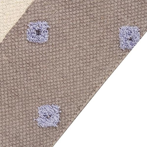Kinderteppich Baumwolle braun 80 x 150 cm Lama-Motiv LUBUK Bild 4