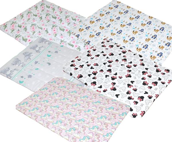 Spielmatte Spieldecke Krabbeldecke Kinder Baby Decke, 100% Baumwolle (Boho)