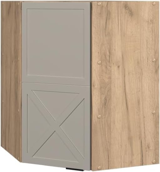Eckhängeschrank Fame-Line GrauBeige 57 cm Vicco