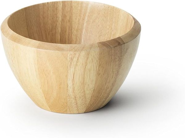 Continenta Schüssel, Servierschüssel, Salatschüssel, Schale, Gummibaumholz, Ø 15. 5 cm, 3275