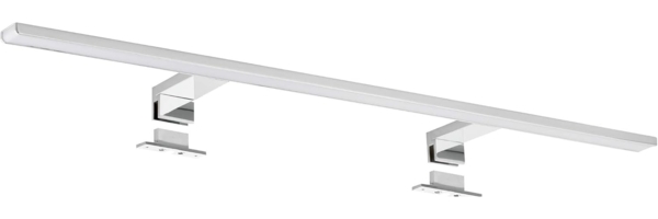 SEBSON Spiegelleuchte LED Spiegellampe Bad 80cm IP44 15W 1000lm 4000K 230V 800x108x39mm, LED integriert, neutralweiß, Aufbauleuchte + Klemmleuchte, 110° Abstrahlwinkel, einfach Montage