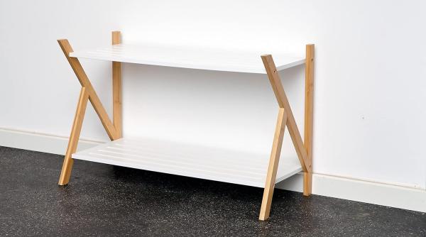 Elbmöbel Schuhregal Bambus Schuhschrank Ablagen Schuhablage Schuhe Schuhständer Regal Bild 7