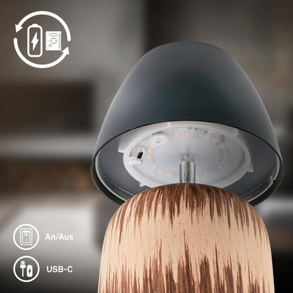 Briloner Leuchten LED Außen-Tischleuchte CERA 7593014 Bild 9