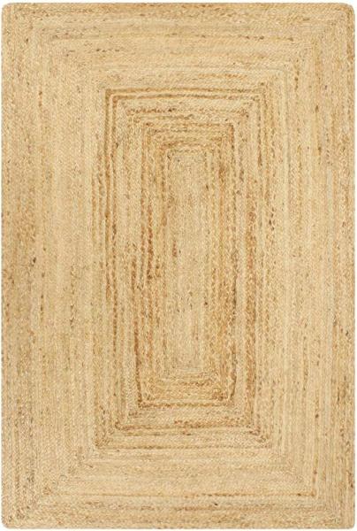 vidaXL Teppich Handgefertigt Jute Natur 160x230 cm 133730