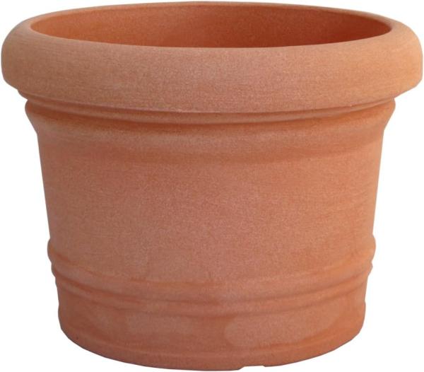 Gefäß Ø40x30cm Blumen Pflanzen Kübel Pflanzgefäß Garten Terrasse Balkon Topf TOP