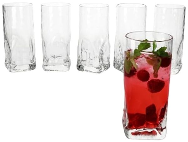 MamboCat Longdrinkglas 6x Frosty Longdrinkgläser 400ml Trink-Glas Cocktail Wasser, Glas