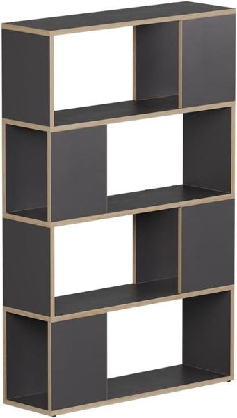 Raumteiler Eneos Anthrazit/Eiche 80 x 124.5 cm Vicco