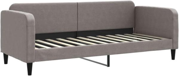 vidaXL Tagesbett Taupe 80x200 cm Stoff 354031