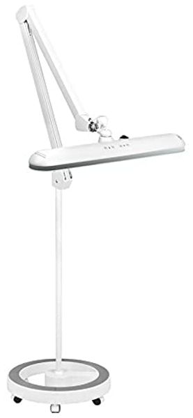Activeshop LED Werkstattlampe 801-tl mit Stativ - regelbare Helligkeit und Lichtfarbe - weiß