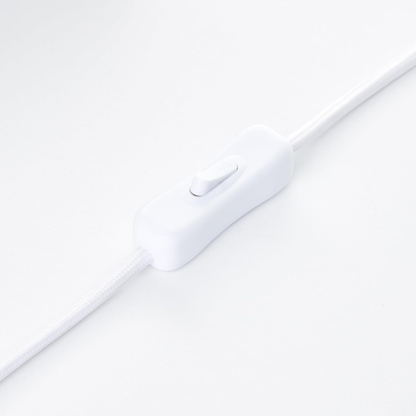 Lightbox Tischleuchte, ohne Leuchtmittel, Nachttischlampe, hochwertiger Teddy-Stoff, E27, 30 cm Höhe, beige Bild 7