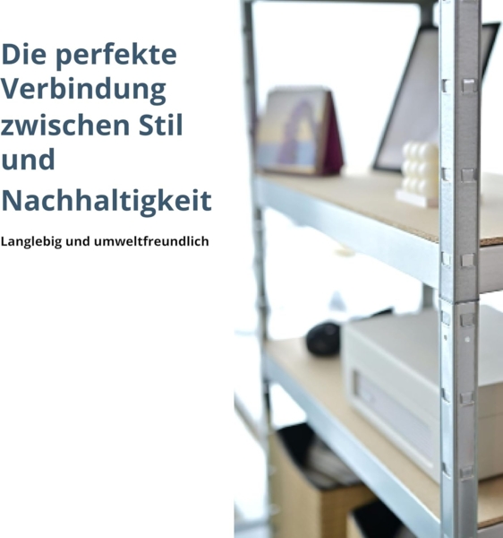 SCHULTE Regalwelt Schwerlastregal Steck-Schwerlastregal, Metall verzinkt, 1800x900x400 mm, 5 Holzböden Bild 5