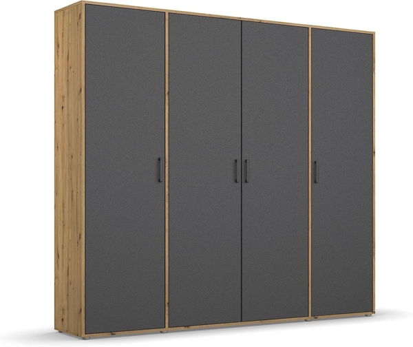 rauch Kleiderschrank VOYAGER Otto´s Choice Garderobe Wäscheschrank TOPSELLER Schlafzimmer (in 3 verschiedenen Ausstattungen BASIC/CLASSIC/PREMIUM) Schrank mit modernen Griffen in viel Stauraum MADE IN GERMANY