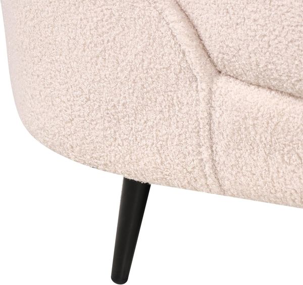 3-Sitzer Sofa Bouclé beige schwarz SAVAR Bild 9