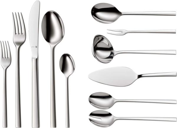 WMF 'Sonic' Besteck-Set, 66-teilig, Cromargan protect® silber