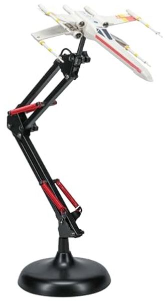 Paladone Star Wars X Wing Posable Desk Light, 15cm (5. 9") Wide Replica Ship with LED Lighting, Powered by Included USB Cable