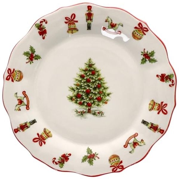 MamboCat Frühstücksteller Maestro Natale Kuchenteller Dessert-Teller Frühstück Weihnachten