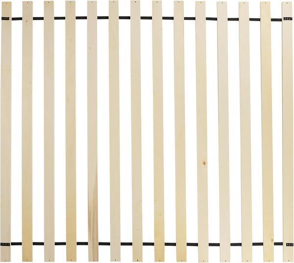 Bett mit Lattenrost Kunstleinen LESTRE 160 x 200 cm Taupe Bild 7