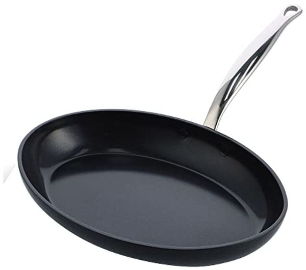 GreenPan Barcelona Pro Fischpfanne 33cm Schwarz