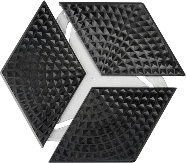 Stanley Rogers Untersetzer Kinematik, 3-teilig, schwarz