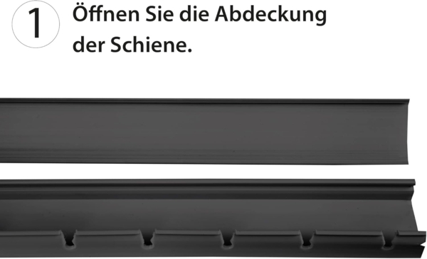 Flauschvorhang 80x185 cm in Unistreifen grün - weiß, perfekter Insekten- und Sichtschutz für Ihre Balkon- und Terrassentür, viele Farben Bild 2
