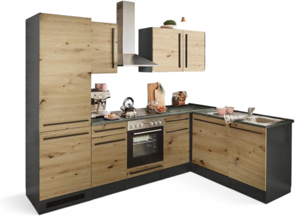 BASIC by Balculina Winkelküche Jazz, Stellbreite 280x175 cm, wahlweise mit E-Geräten