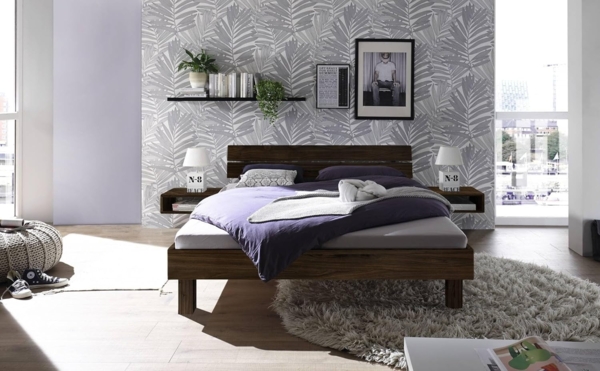 Hasena Trento Prato Massivholzbett 100x200 Nussbaum, geölt 20 Bild 2