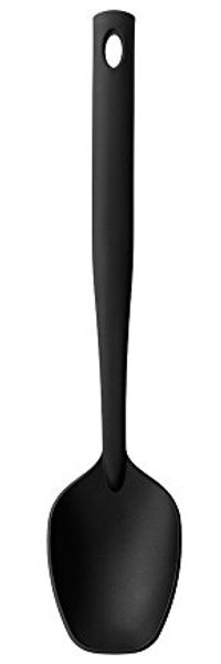 Brabantia Küchenhelfer Basic, Gemüselöffel, Kelle in Schwarz, 365201