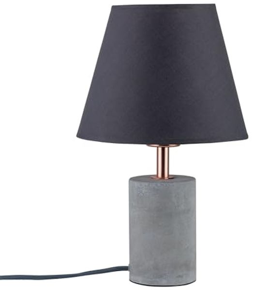 Paulmann No. 79622 Tischleuchte Neordic Tem Beton mit Stoffschirm