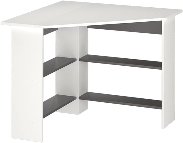 Eckschreibtisch Arion Weiß 90 x 90 cm Vicco