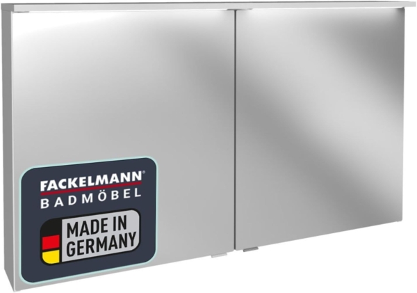 Fackelmann OXFORD LED Spiegelschrank 120 cm breit, Weiß