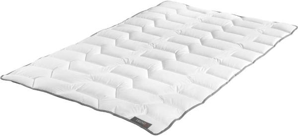 Badenia Bettcomfort Steppbett Trendline Basic kochfest Mono Ganzjahresdecke, 135 x 200 cm weiß