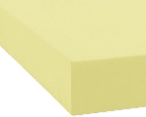 Traumschlaf Feinbiber Spannbettlaken|140x200 - 160x200 cm| vanille