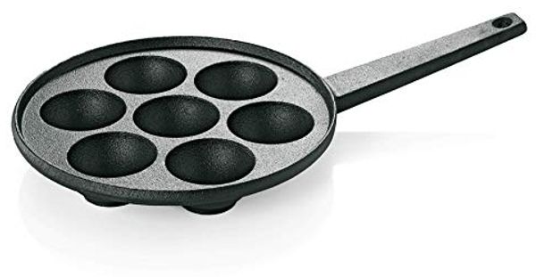 Gastro Spirit Bratpfanne Poffertjespfanne Ø 20,5 cm für 7 Poffertjes aus Gusseisen