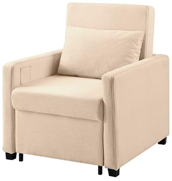 ATLANTIC home collection Relaxsessel Jerry, mit Bettfunktion, als Gästebett und inkl. Kissen
