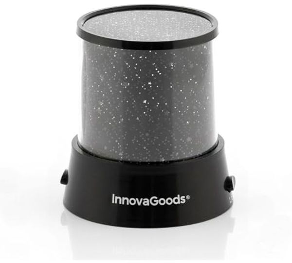 InnovaGoods - LED Sternenhimmel Projektor, Magisches Universum für Kinderzimmer, 2 Beleuchtungsmodi, Sicher & Tragbar, Mehrfarbig, ABS