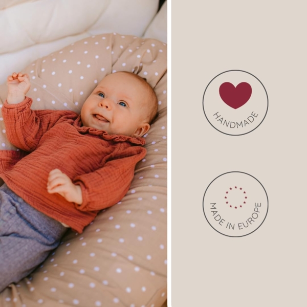 HOBEA-Germany Stillkissenbezug für Stillkissen 190cm Designs (Waldzauber grau) Bild 5