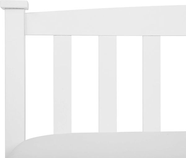 Holzbett weiß Lattenrost 90x200 cm GIVERNY Bild 9