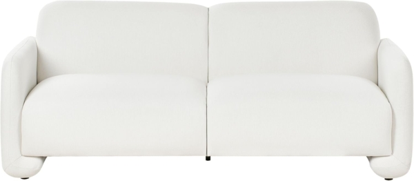 Sofa 3-Sitzer SALAND Stoff Weiß