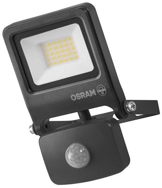 Osram Außenleuchte ENDURA Flood Bewegunsmelder 20W PCR dunkelgrau kaltweiß