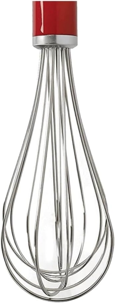KitchenAid Schneebesen, manueller Schaumschläger aus Edelstahl – Empire Rot Bild 2