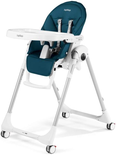 Peg Perego 'Prima Pappa Follow Me' Hochstuhl - Petrolio (Lederimitat)