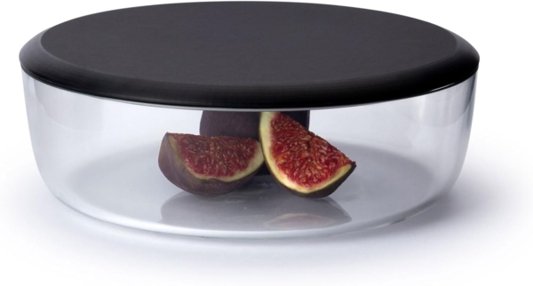 Continenta Käsedeckel aus Glas mit Schneidebrett DURACORE 22 cm Bild 6