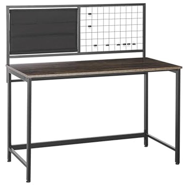 Schreibtisch mit Memoboard Schwarz VINCE