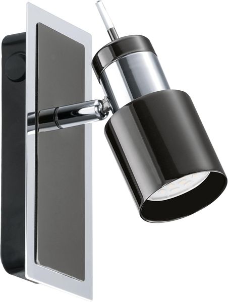 Eglo 30832 Spot LED DAVIDA 1 Stahl nickel-nero GU10 max. 1X4,6W L:16,5cm B:7cm