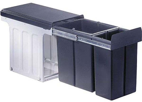 WESCO 857621-11 Abfallsorter 30 (20+10) Liter BIO DOUBLE 30 DT ab 30 cm Schrankbreite