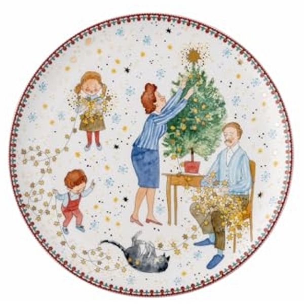 Hutschenreuther Sammelkollektion 24 - Weihnachtsleuchten - Teller flach 22 cm 02476-727474-10862