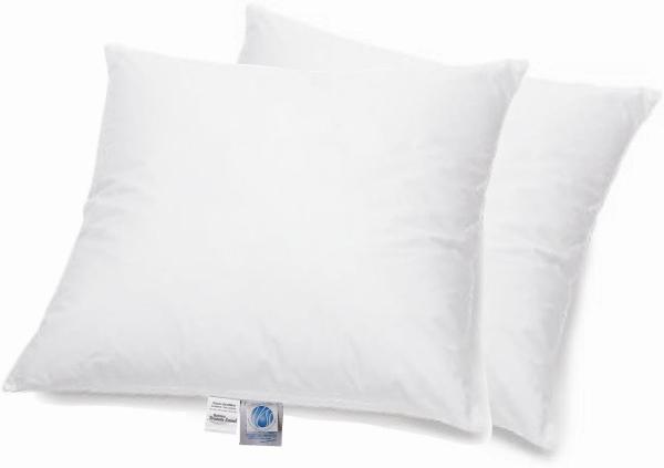 Angebot Set 2 Arktic Kopfkissen 100% Federn Klasse 1 mit 1. 200 g Füllung 80x80 cm Oma's Kissen